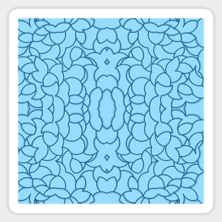 Abstract blue patten Sticker